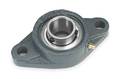 Dayton Flange Bearing, 2-Bolt, Ball, 3/4" Bore 3FDA8