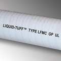 Allied Tube & Conduit Liquid Tight Flex Metal Conduit, 1/2 in Size, 3 in Bend Radius, 100 ft L, Steel, Gray, 6200 Series 6202-30-00