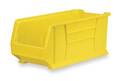 Akro-Mils 150 lb Storage Bin, Plastic, 11 in W, 10 in H, 23 7/8 in L, Yellow 30287YELLO