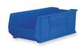 Akro-Mils 150 lb Storage Bin, Plastic, 16 1/2 in W, 11 in H, 29 7/8 in L, Blue 30293BLUE
