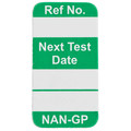 Brady Nanotag(tm) Insr, 1-1/4 x 5/8 In, PK100 NAN-GP G