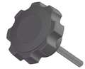 Innovative Components Fluted Knob, 1/2-13 Thread Size, 1.25"L, Steel GN8C1250F6---21