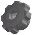Innovative Components Fluted Knob Soft Touch, 5/16-18 Thread Size, 1.25"L, Steel GN5C----F7S--21