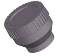 Innovative Components Knurled Knob, 8-32 Thread Size, 5/8"L, Zinc Plated GN82----K2A--22