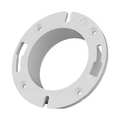 Zoro Select PVC Closet Flange, Hub, 4 in Pipe Size 05902