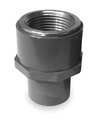 Zoro Select CPVC Transition Fitting, Schedule 80, 1/2" Pipe Size, FNPT x Spigot 9878-005SS