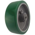 Zoro Select Caster Wheel, 8 in., 1500 lb., Green 3G273