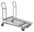 Zoro Select Wire-Sided Platform Truck, 52 In. L WIRE-M