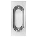 Rockwood Recessed Pull Handle, Clips/Fasteners, Chrome, Clips/Fasteners 870.32D