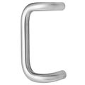 Rockwood Offset Pull Handle, Stainless Steel, Satin, Clips/Fasteners TBF157A.32D