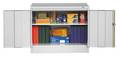 Tennsco 24 ga. Carbon Steel Storage Cabinet, 36" W, 30" H, Shelving 1430LGY