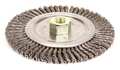 Weiler Twist Wire Wheel Wire Brush, Threaded Arbor 96045