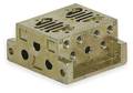 Numatics Manifold Block, 2 Stations, 10-32 UNF-B 229-524