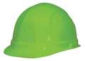 Erb Safety Front Brim Hard Hat, Type 1, Class E, Ratchet (6-Point), Hi-Vis Lime 19990-HIVIS LIME