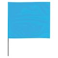 Zoro Select Marking Flag, Fluor Blue, Vinyl, PK100 2318BG-200