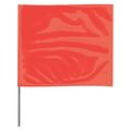 Zoro Select Marking Flag, Fluor Red, Blank, Vinyl, PK100 4536RG-200