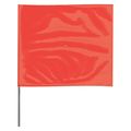 Zoro Select Marking Flag, Fluor Red, Blank, Vinyl, PK100 2336RG-200