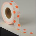 Zoro Select Flagging Tape, Pnk Glo/Wh, 150ft x 1-3/8In SPGW-200