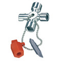 Knipex Control Cabinet Key, 2 53/64 In L 00 11 02