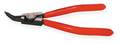 Knipex Retaining Ring Pliers, 0.046In Tip, 45 Deg 46 31 A12 SBA