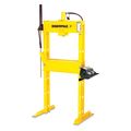 Enerpac IPA2520, 25 Ton, H-Frame Hydraulic Press with RC2514 Single-Acting Cylinder and XA12 Air Pump IPA2520