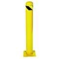 Zoro Select 4-1/2 in. Diameter, 42 in. Height Safety Bollard in Yellow 1GUD6