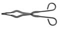 Zoro Select Crucible Tongs, Serrated 9 In CTOS09