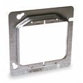 Raco Mud Ring, NOVAL Accessory, 2 Gang, Galvanized Zinc, Square Box 841