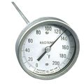 Reotemp Bimetal Thermom, 3 In Dial, 0 to 200F A48PF 0-200 F