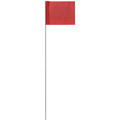 Presco Marking Flag, Red, Blank, PVC, PK100 2336R-200