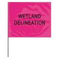 Presco Marking Flag, Pink Glo, Water, PVC, PK100 4530PGBK381-200