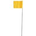 Zoro Select Marking Flag, Yellow, Blank, Vinyl, PK100 3LVE1