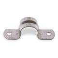 Zoro Select Two Hole Conduit Strap, Steel, Size 1-1/2" 3LV33