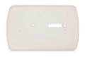 White-Rodgers Wallplate, Plastic, White, For White Rodgers Comfort Set 80 Series F0061 250000S1