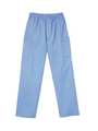 Landau Scrub Cargo Pants, L, Blue, Mens 8555BCPLRG
