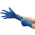 Ansell US-220, Disposable Gloves, 3.1 mil Palm, Nitrile, Powder-Free, S, 100 PK, Blue US-220-S