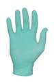 Showa 1005, Disposable Gloves, 5 mil Palm, Latex, Powdered, S, 100 PK, Green 1005S