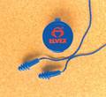 Delta Plus Quattro(TM) Reusable Foam Ear Plugs, Flanged Shape, 25 dB, Blue, 50 PK EP-412