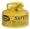 Eagle Mfg 1 gal Yellow Galvanized Steel Type I Safety Can Diesel UI10SY