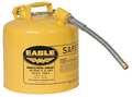 Eagle Mfg 5 gal Yellow Galvanized Steel Type II Safety Can Diesel U251SY