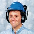 Tasco Hard Hat Mounted Ear Muffs, 22 dB, T-2000, Black 2286