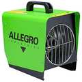 Allegro Industries Portable Electric Ducted & Tent Heater, 1500W, 120V AC, 1 Phase 9401-50