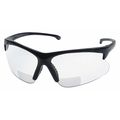 Kleenguard V60 30-06 Readers Safety Glasses, Clear Lenses, +3.0 Diopters, Black Frame, Unisex, 1 Pair 19892