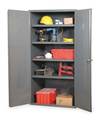 Durham Mfg 14 ga. ga. Steel Storage Cabinet, 36 in W, 72 in H, Stationary 3501-4S-95