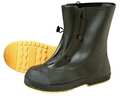 Honeywell Servus Overboots, Mens, L, Button Tab, Blk, PVC, PR 11002B/L