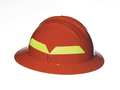 Bullard Fire Helmet, Orange, Full-Brim FHORR