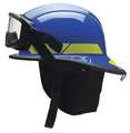 Bullard Fire Helmet, Blue, Modern LTXBLGIZ4