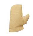 National Safety Apparel Heat Resist Mittens, Ylw, PBI/Kevlar, PR M25PBLW11001