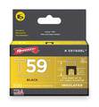Arrow Fastener Insulated Cable Staples, T59, 0.024 x 0.048 in ga, 1/4 in Leg L, Steel, 300 PK 591168BL