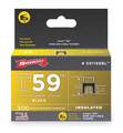 Arrow Fastener Insulated Cable Staples, T59, 0.024 x 0.048 in ga, 1/4 in Leg L, Steel, 300 PK 591188BL